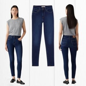 LEVI'S 721 Women's High-Rise Skinny Dark Wash Jeans